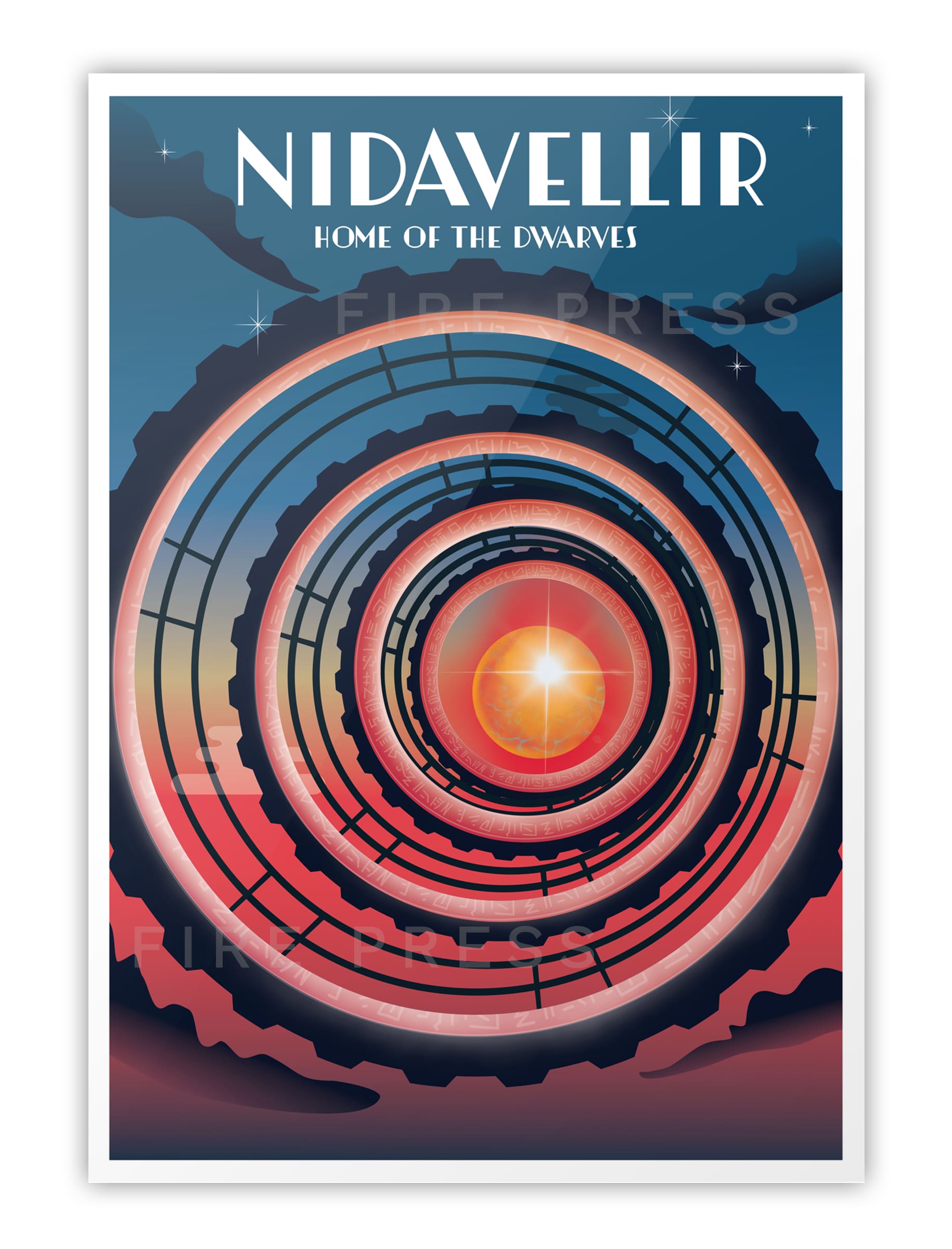 Nidavellir / Marvel Poster – Fire Press