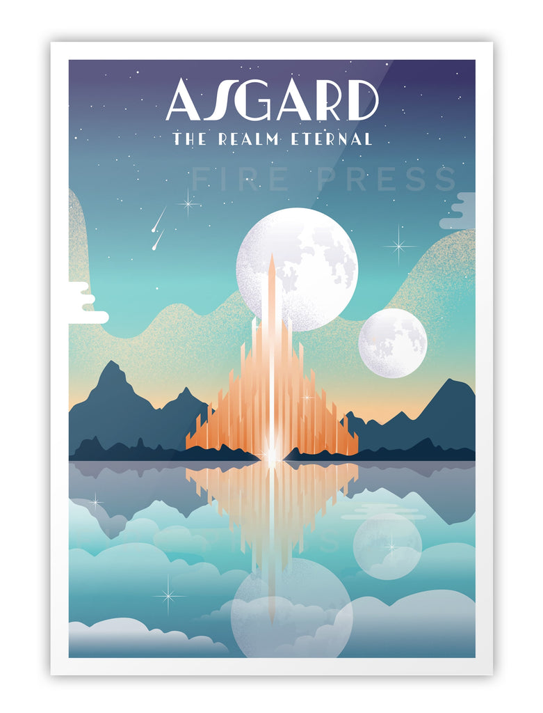 Asgard / Marvel Poster