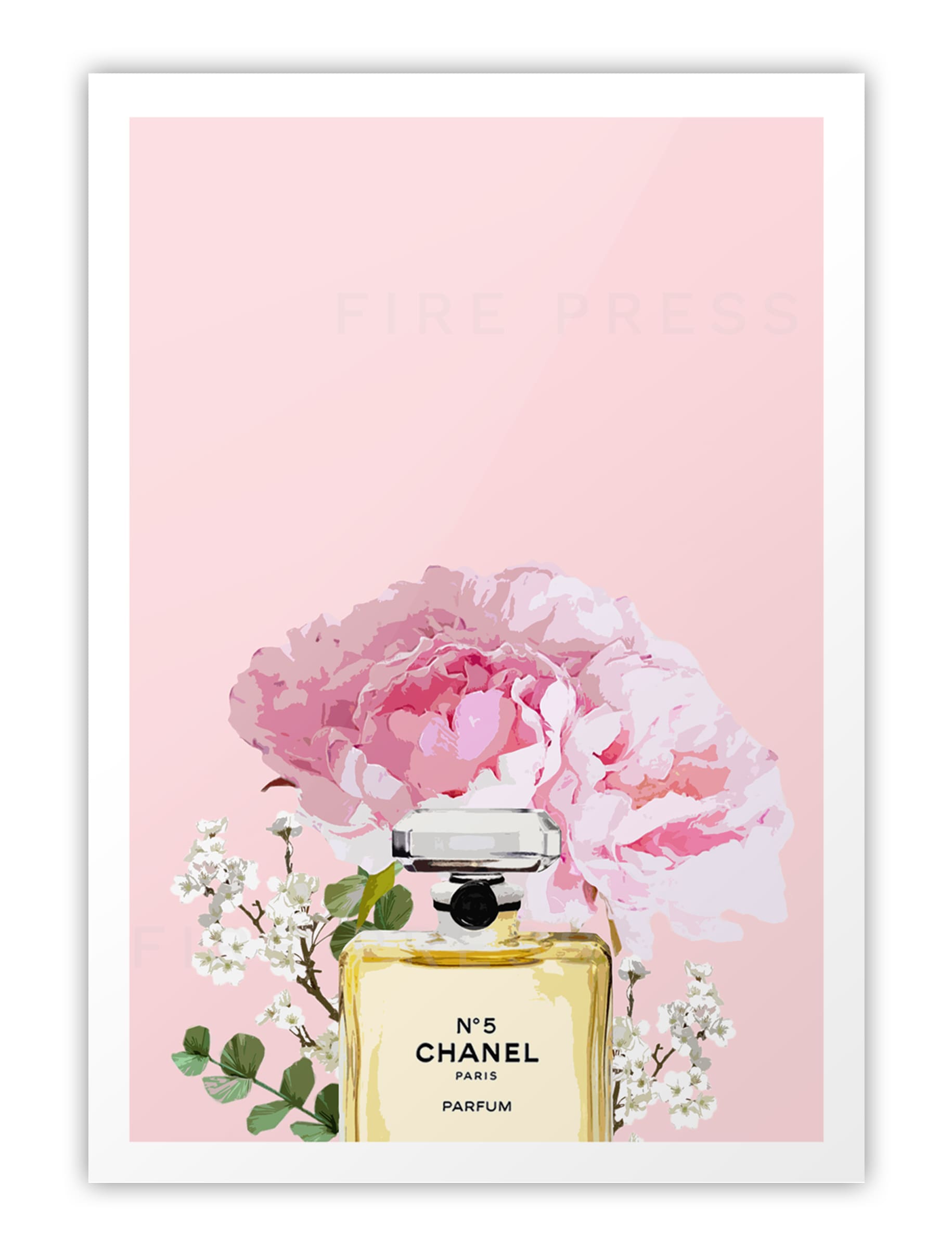 Coco Chanel INSPIRED No5 Perfume Poster / Print – Fire Press