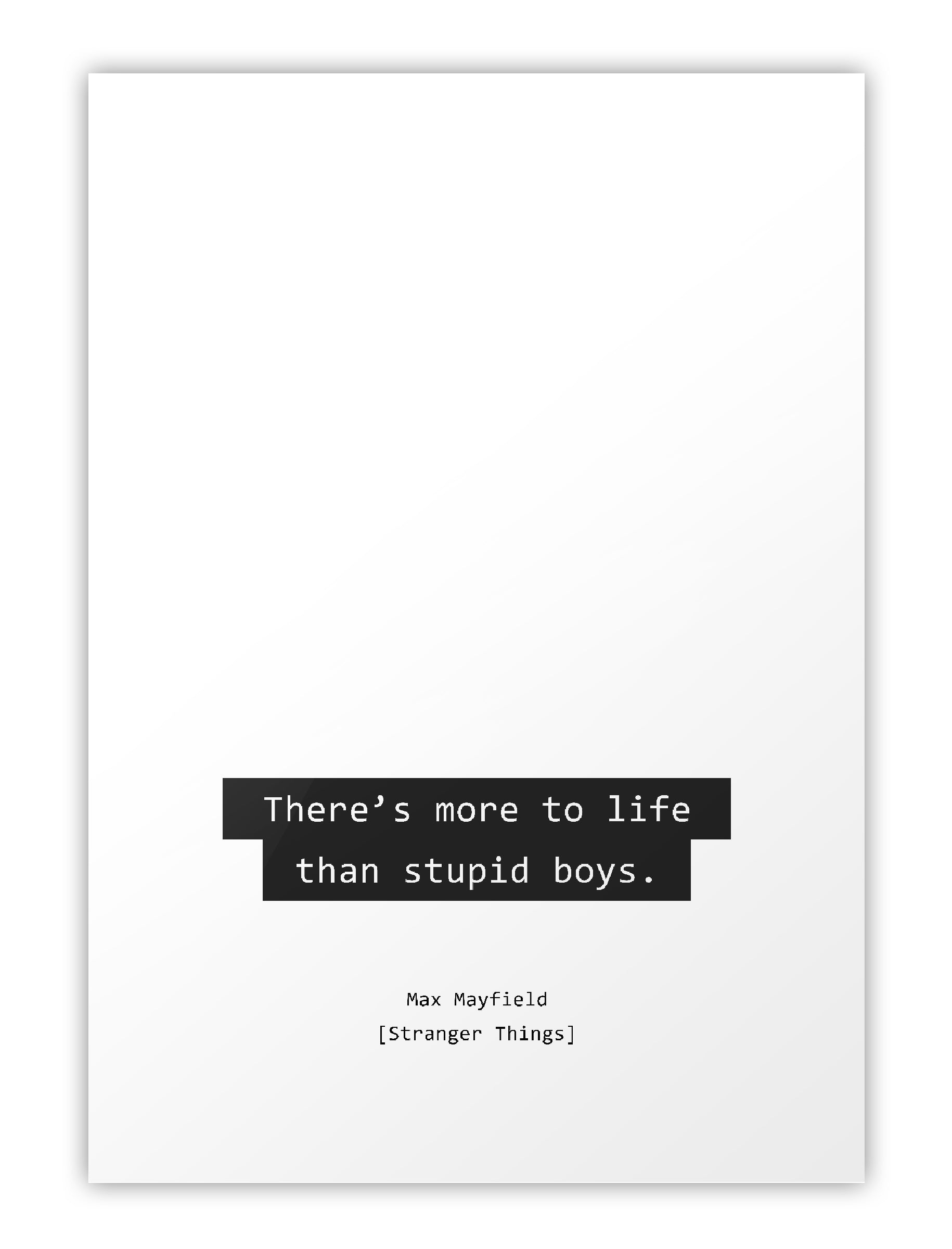 stupid boy quotes